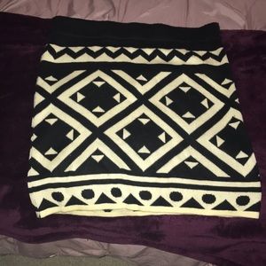 Tribal print pencil skirt
